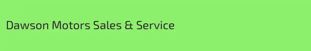 Dawson Motors Sales & Service